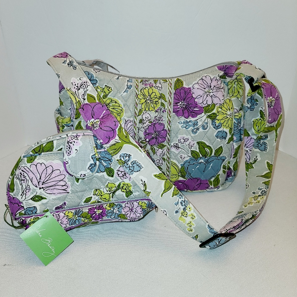 Vera Bradley Watercolor purse and cosmetic bag